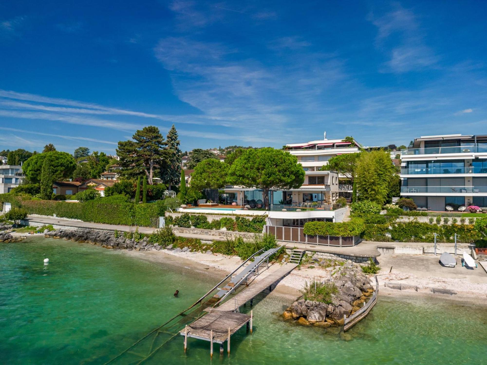 Lausanne Area Luxurious 4-Bedroom Villa On The Lake By Guestlee Pully Экстерьер фото