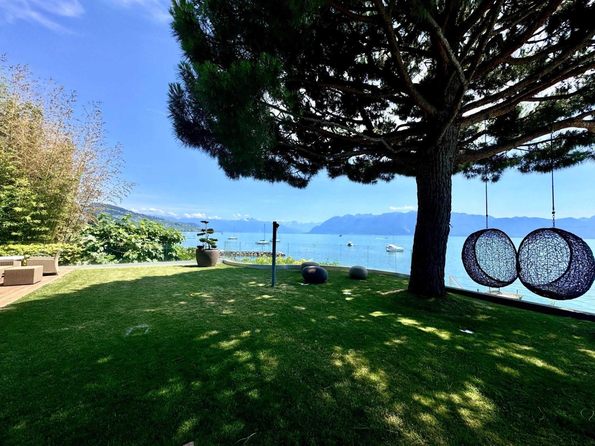 Lausanne Area Luxurious 4-Bedroom Villa On The Lake By Guestlee Pully Экстерьер фото